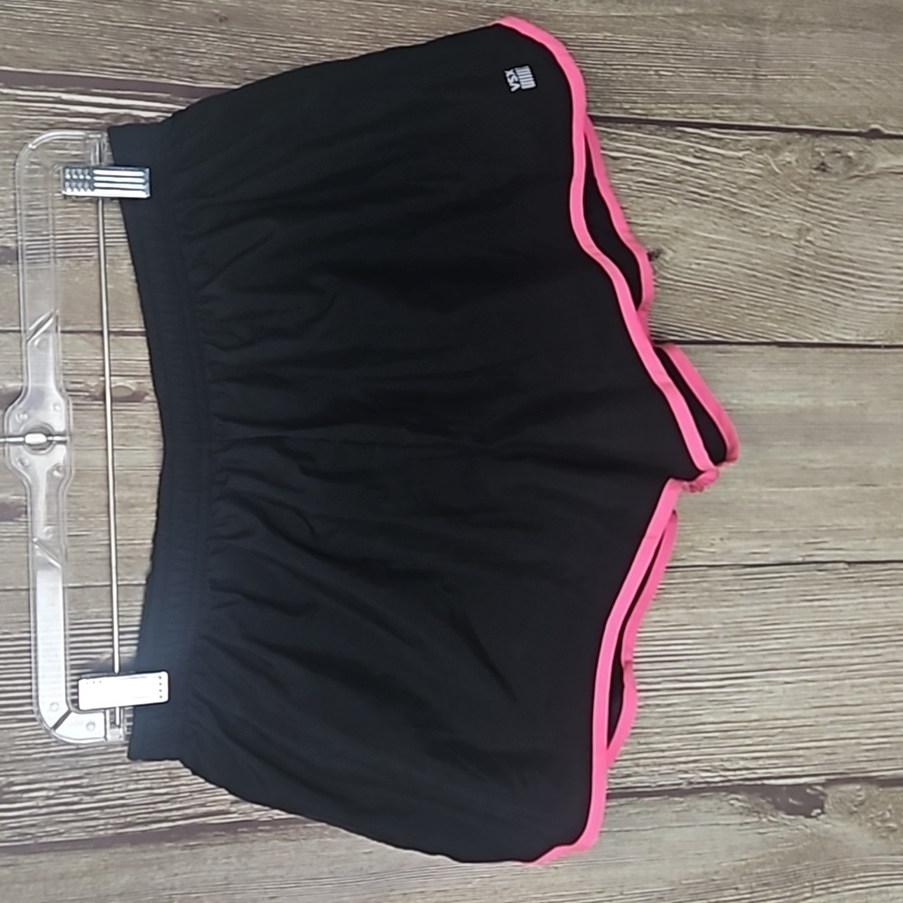 Womens VSX Running Shorts Sz L Victoria’s Secret Built In Briefs